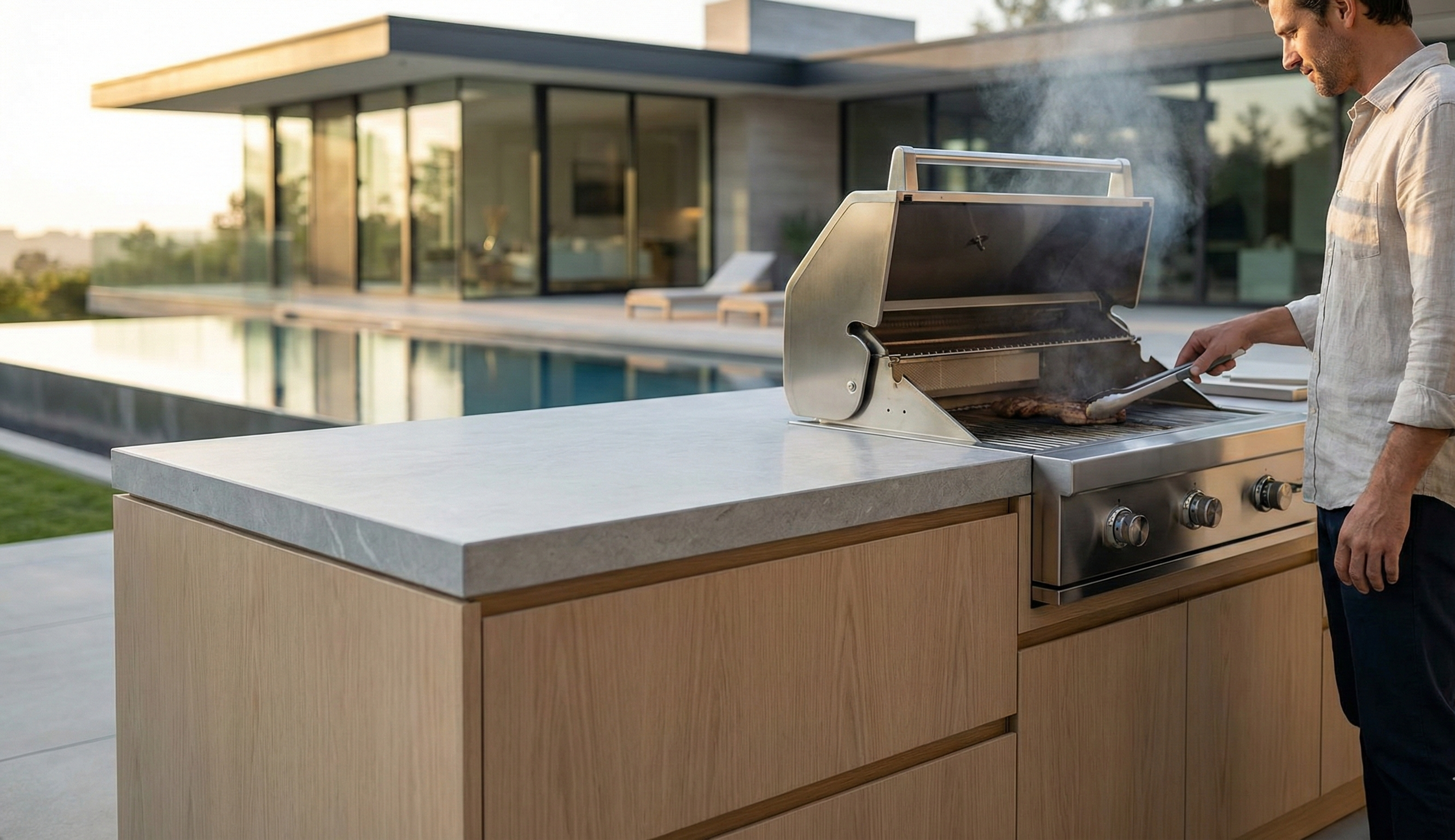 Waterproof MOBILIA EXPRESS Outdoor Kitchen Installation